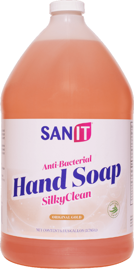 Sanit 1 gallon Original Gold antibacterial hand soap distributor